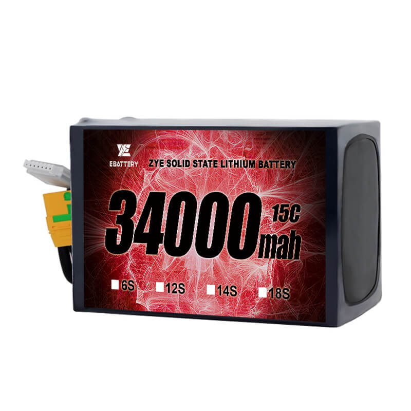 แบตเตอรี่โซลิดสเตต LI HV 34000Mah 18S